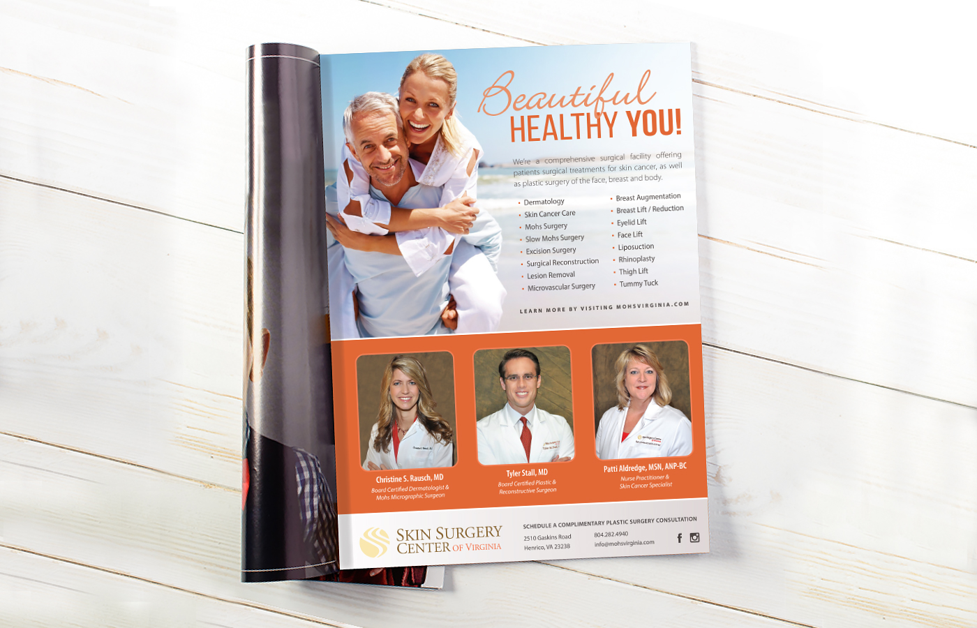 Magazine Ad - Skin Surgery Center of Virginia